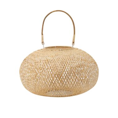 PANTALLA FAROL DE BAMBOO COLOR NATURAL