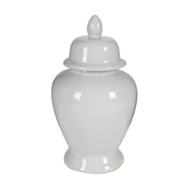 JARRON DE PORCELANA BLANCO