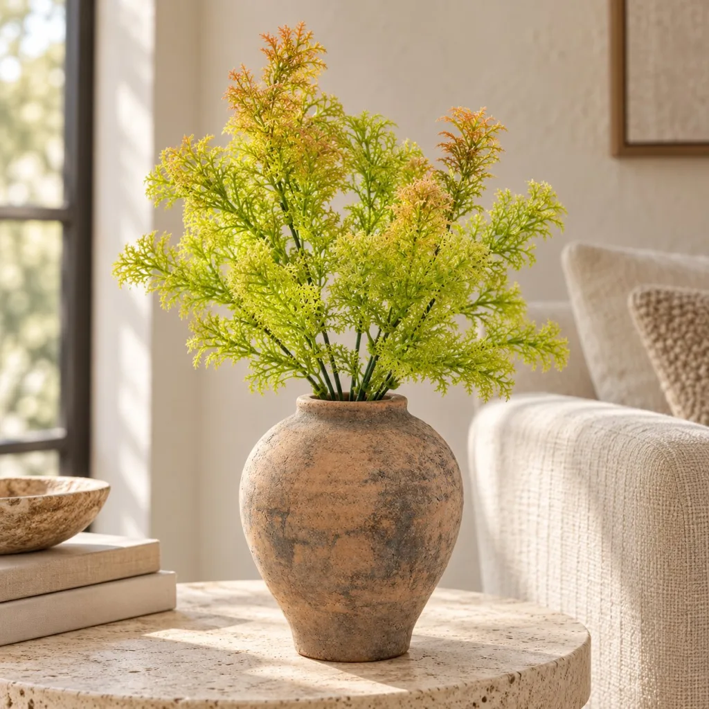 CESPED OTOÑAL en ambiente decorativo