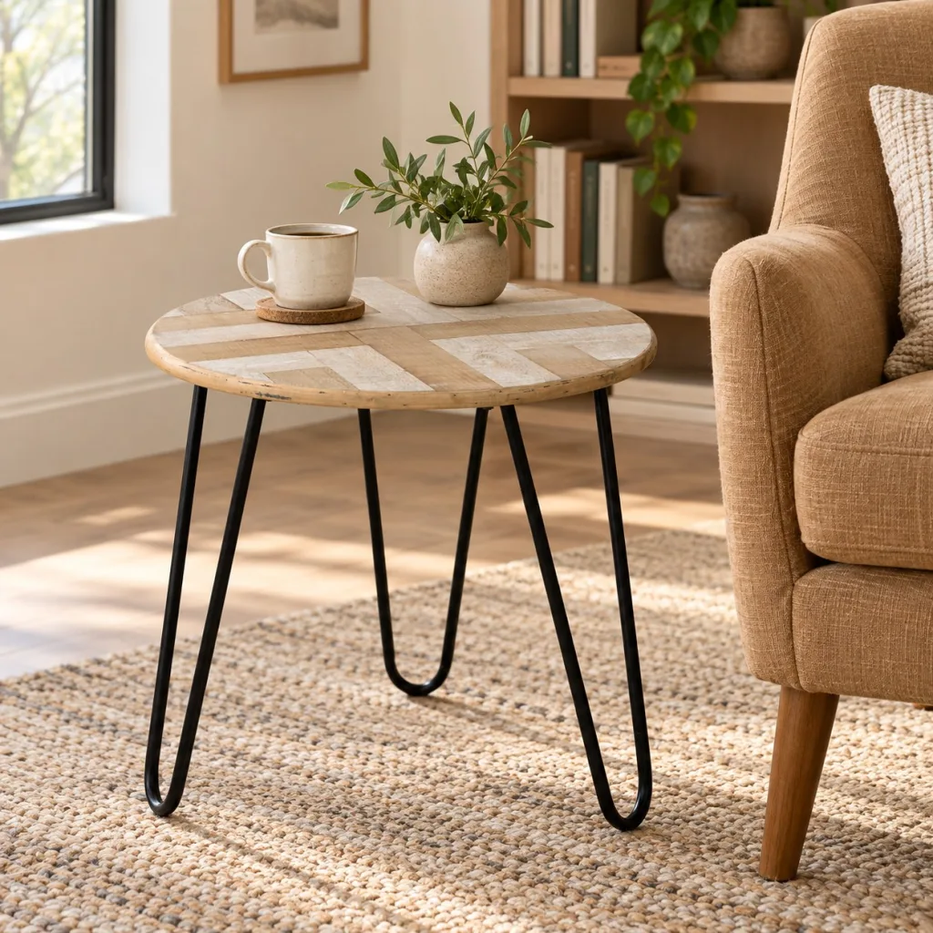 Mesa KAAS D42223 en un ambiente decorado