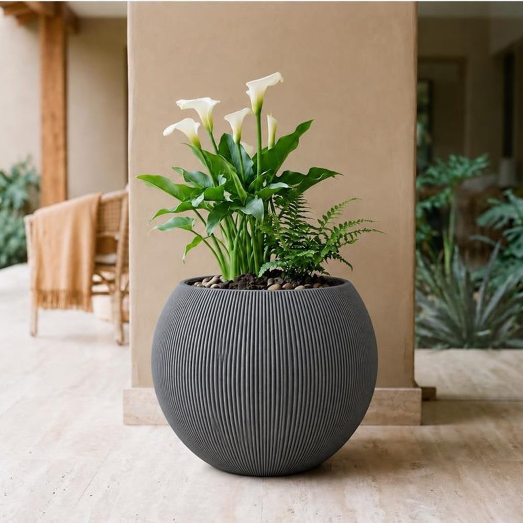 MACETA BOWL MEDIT GREY