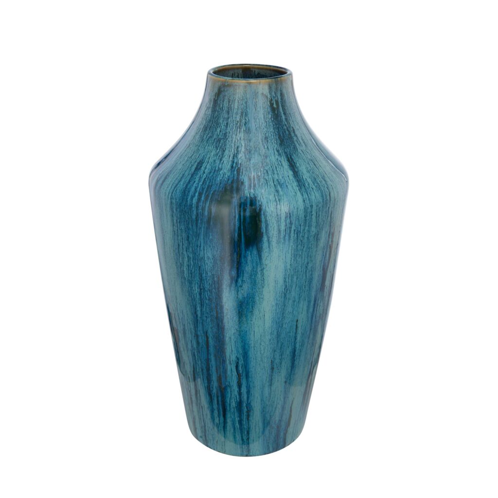 JARRON CERAMICA AZUL