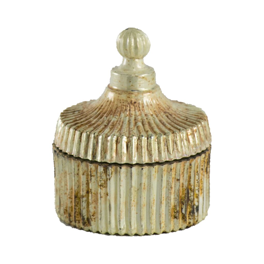 TARRO VELA CON TAPA DORADO