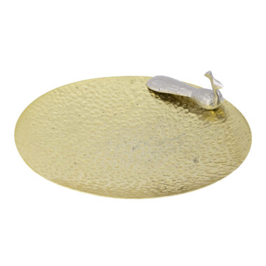 PLATO DECORATIVO DORADO