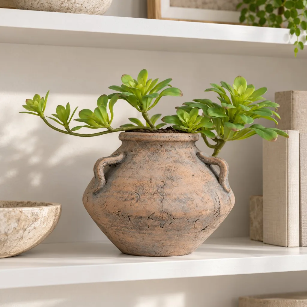 SUCULENTA LARGA en ambiente decorativo