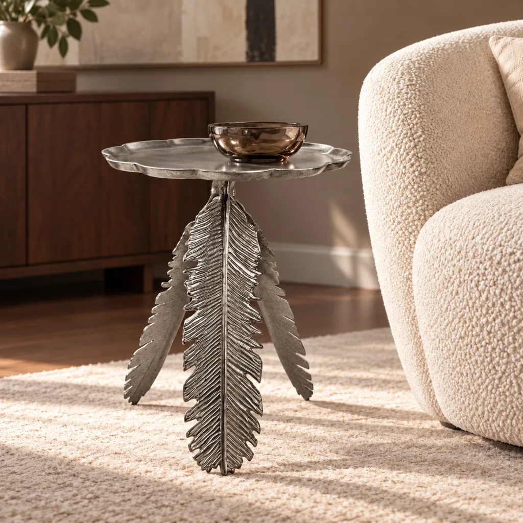 Mesa KAAS 48440PLA en un ambiente decorado
