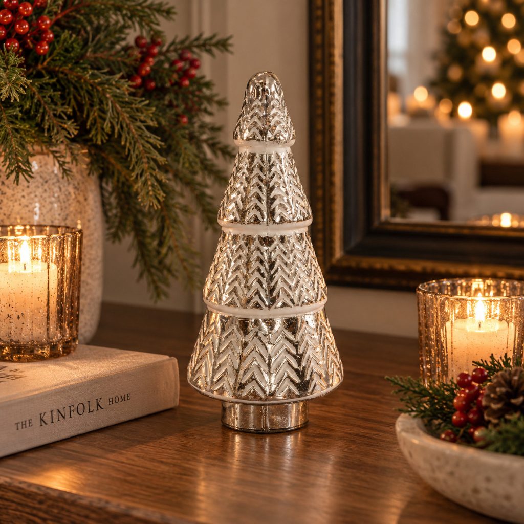 ARBOL DE NAVIDAD PLATA