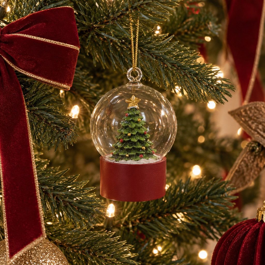 GLOBO DE AGUA C/ARBOL DE NAVIDAD