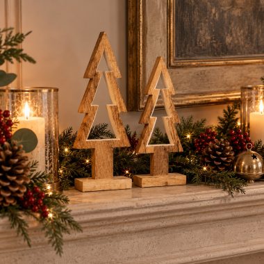ARBOL DE NAVIDAD DE MADERA