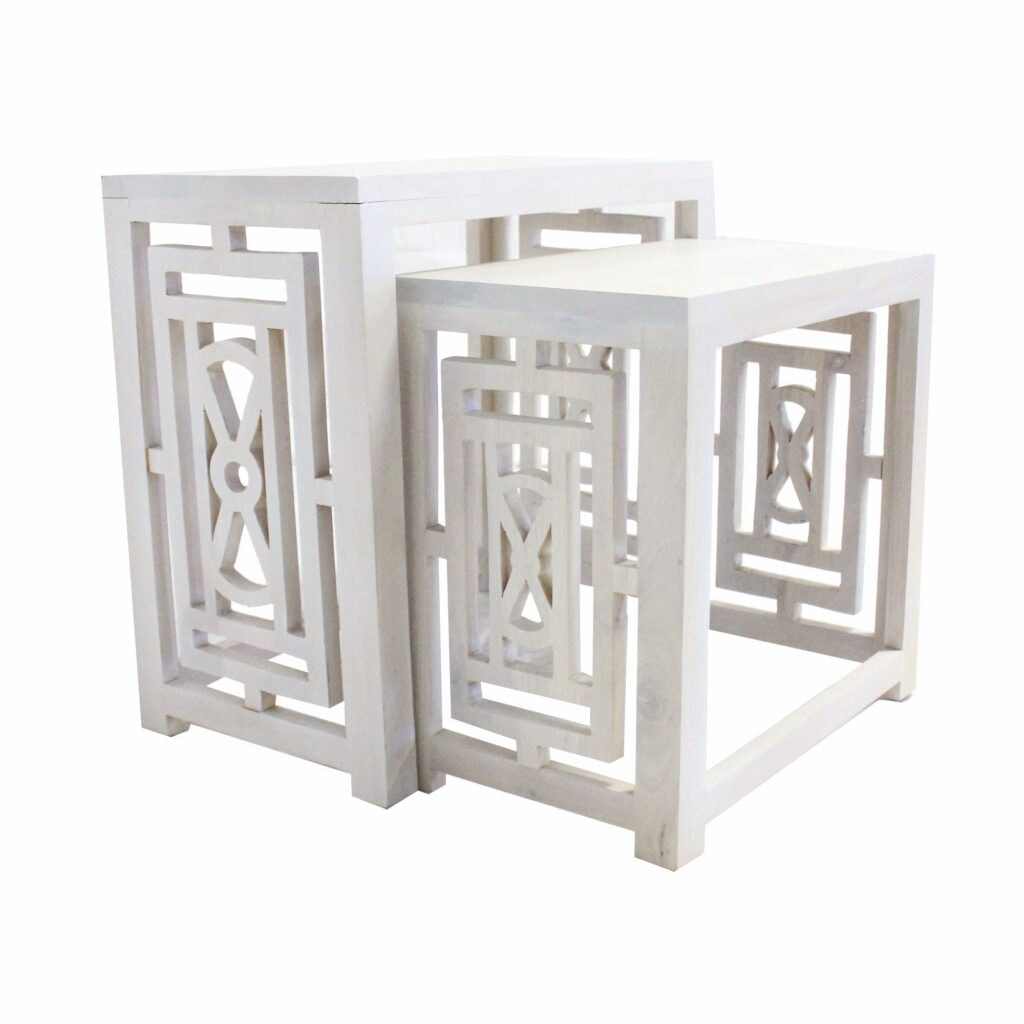 MESA AUXILIAR RECT BLANCA L