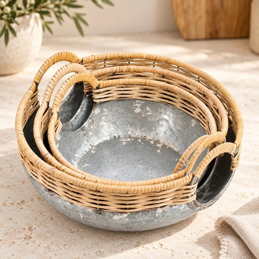 BOWL DE LATON Y BAMBO KAAS, código 48196