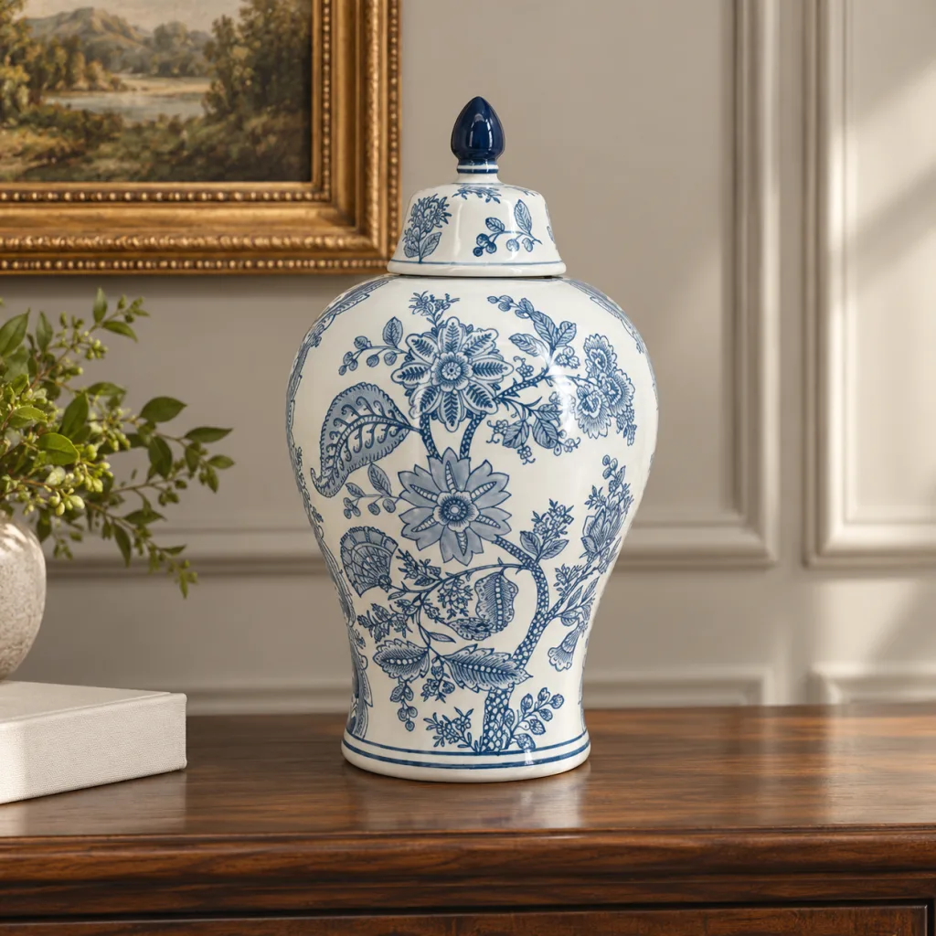 Jarrón decorativo KAAS 61192K en ambiente