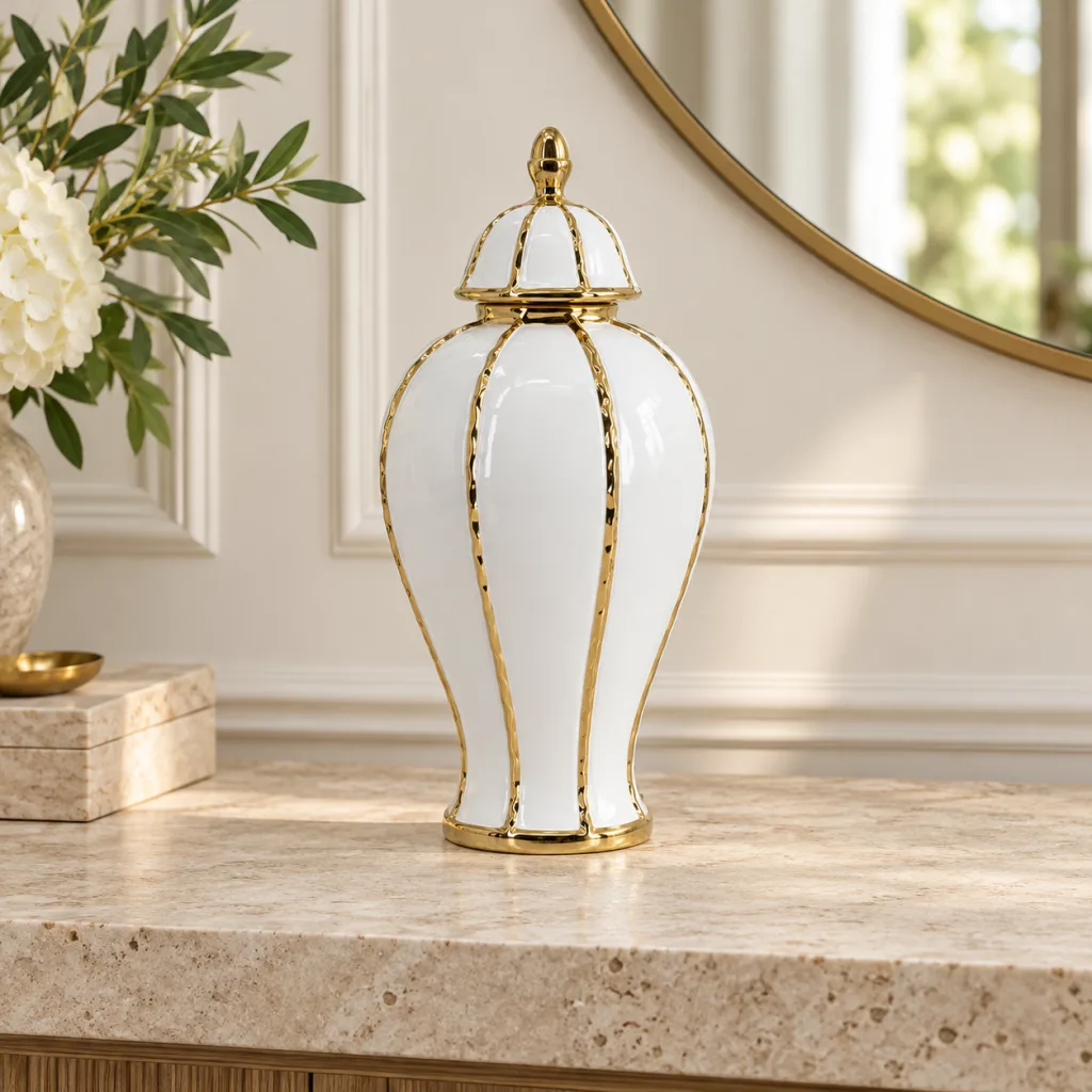 Jarrón decorativo KAAS 61199K en ambiente