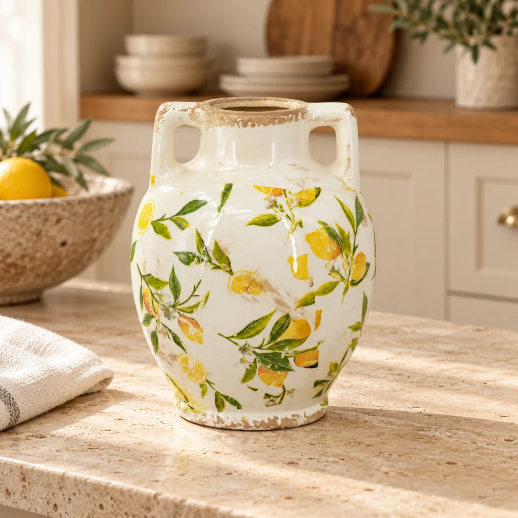 Jarrón decorativo KAAS C5615K en ambiente