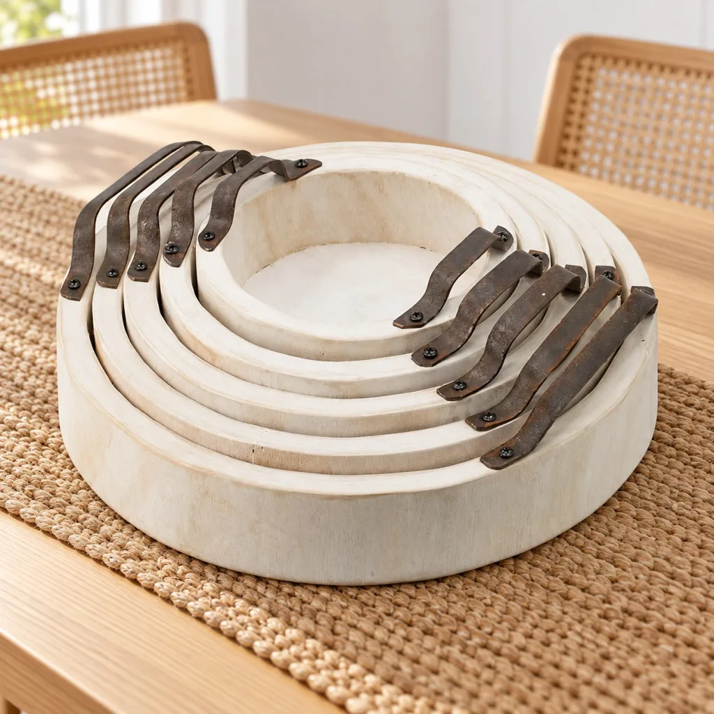 Charol de madera 45686K en ambiente