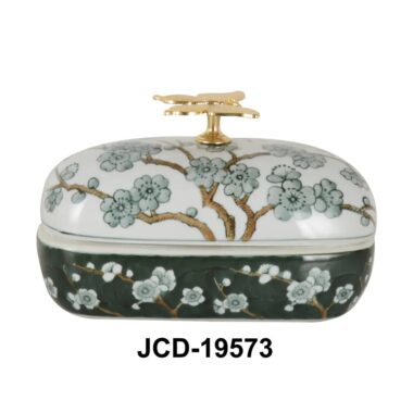 CAJA DECORATIVA ARBOL VERDE