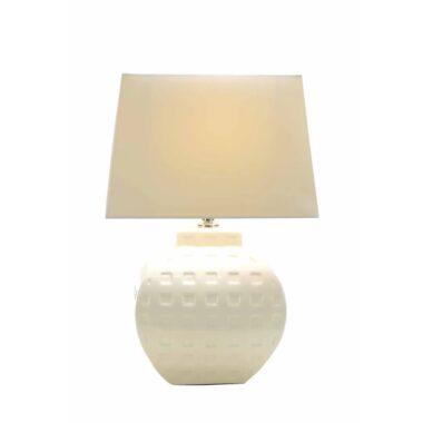 LAMPARA MESA BLANCA