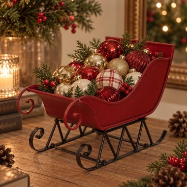 TRINEO SANTA ROJO