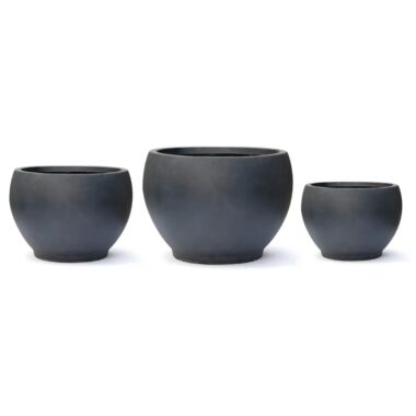 MACETA NEGRA FIBROCEMENTO