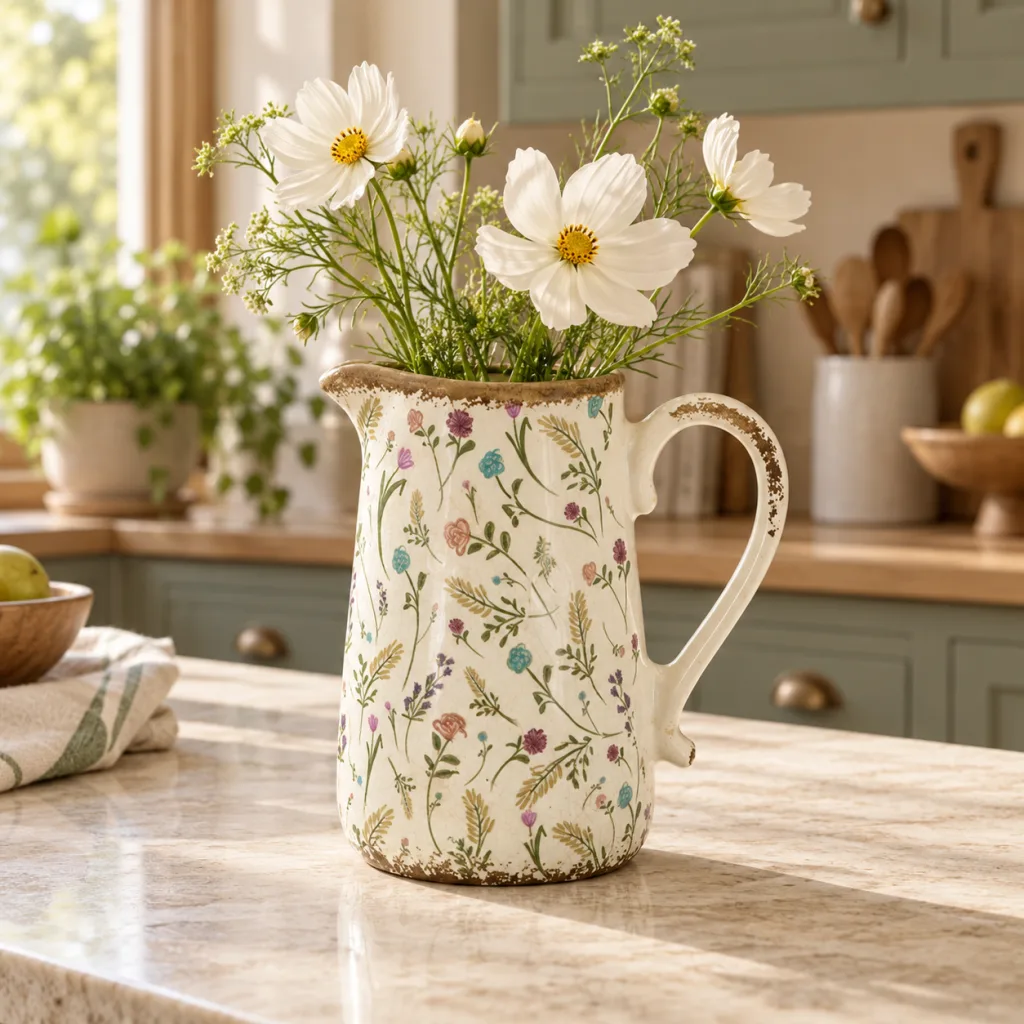 Jarrón decorativo KAAS C8224 en ambiente