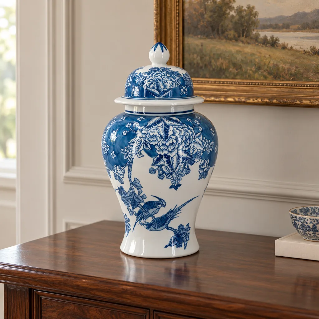 Jarrón decorativo KAAS C8365 en ambiente