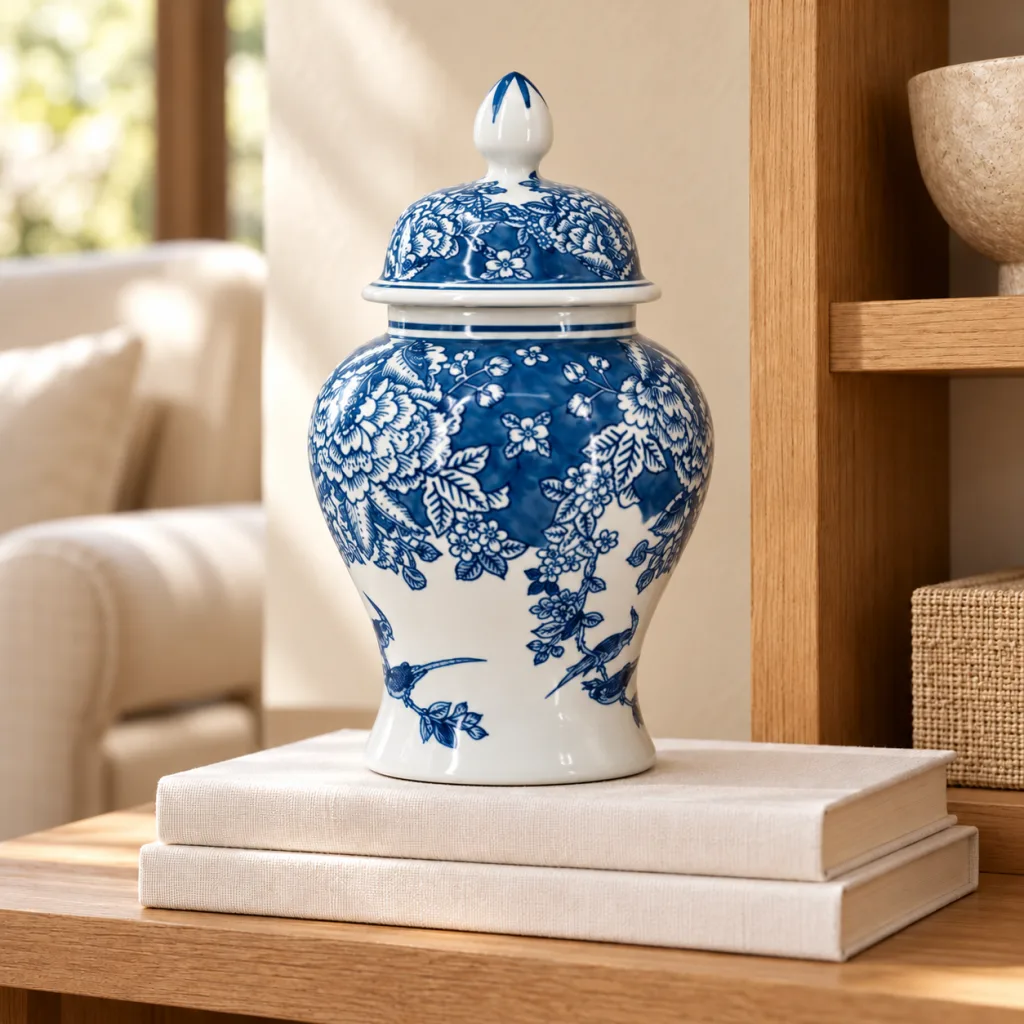 Jarrón decorativo KAAS C8366 en ambiente