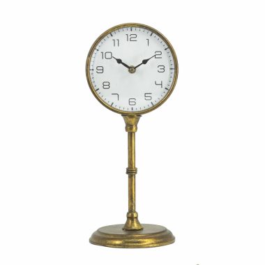 RELOJ DE MESA DORADO