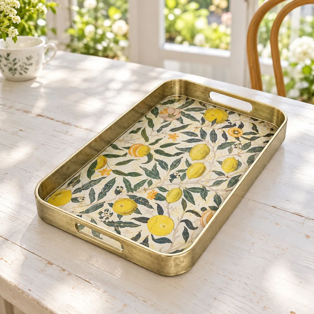 CHAROL DORADO FONDO LIMON B8654S en ambiente