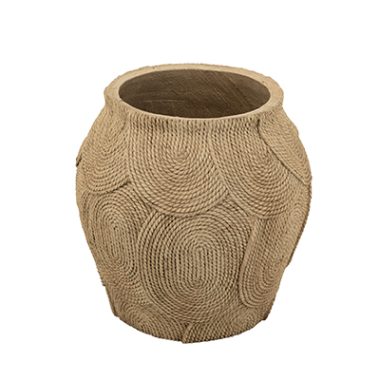 MACETA TEXTURA CESTA TEJIDA L