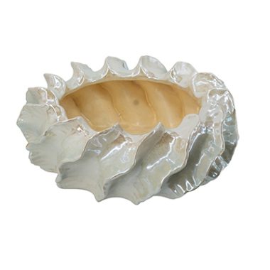 MACETA BLANCO PERLADO