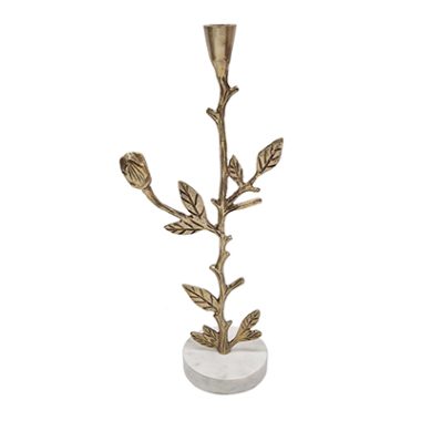 CANDELABRO FORMA DE RAMA BASE DE MARMOL