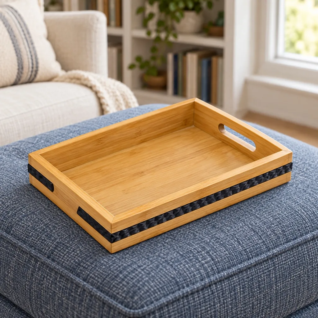 CHAROL MADERA DETALLE NEGRO S D6132S en ambiente