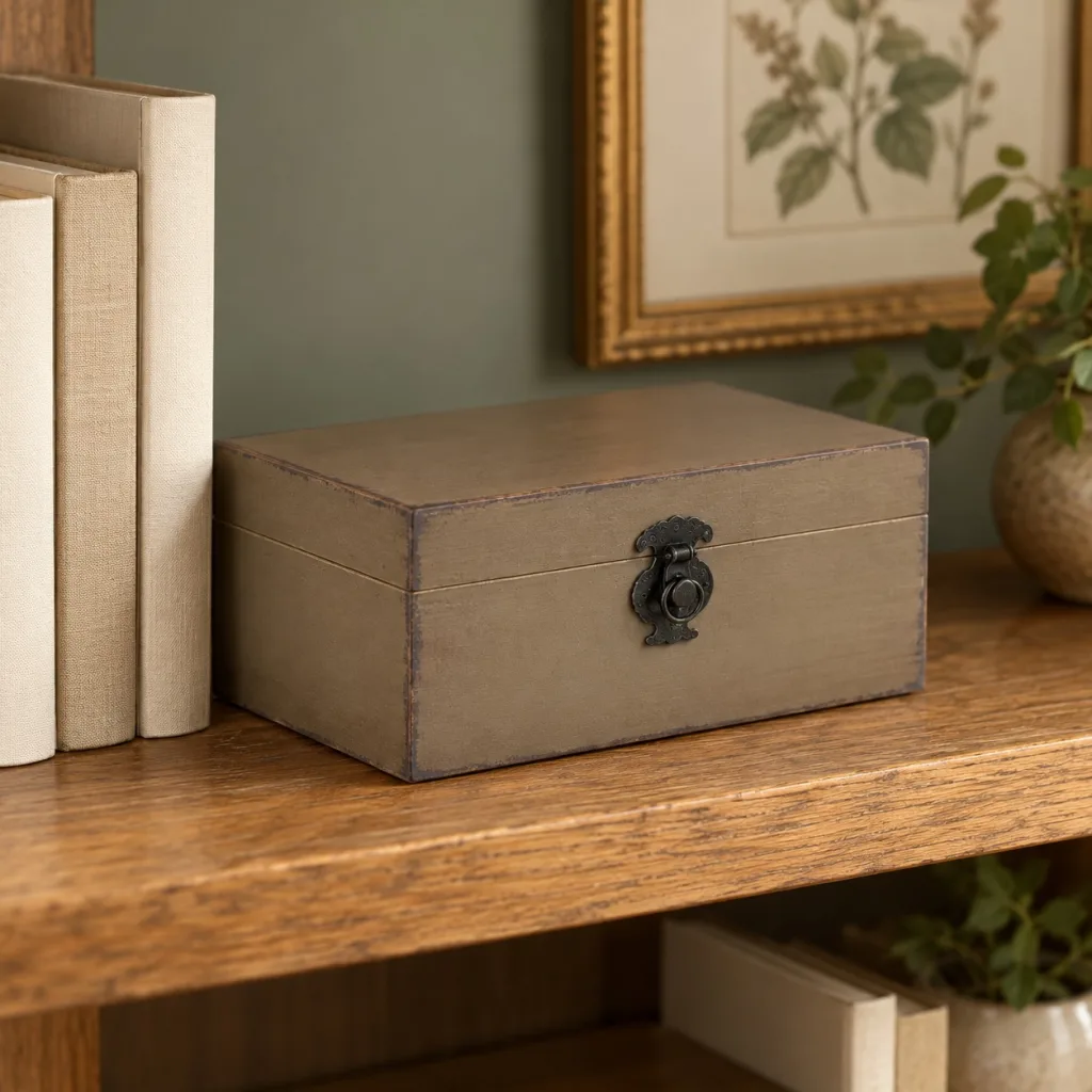 CAJA DECORATIVA CAFE D8160M en ambiente