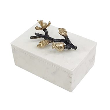 CAJA DE MARMOL TALLO NEGRO