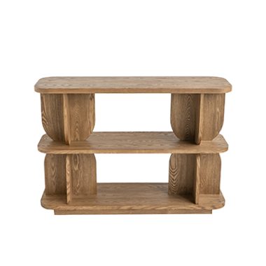 CONSOLA 3 NIVELES MADERA