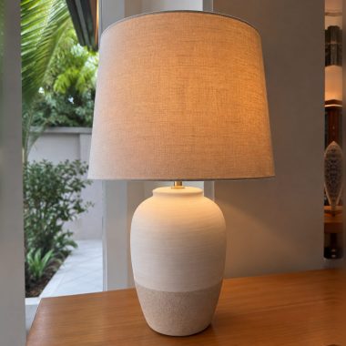 LAMPARA BLANCA/GRIS