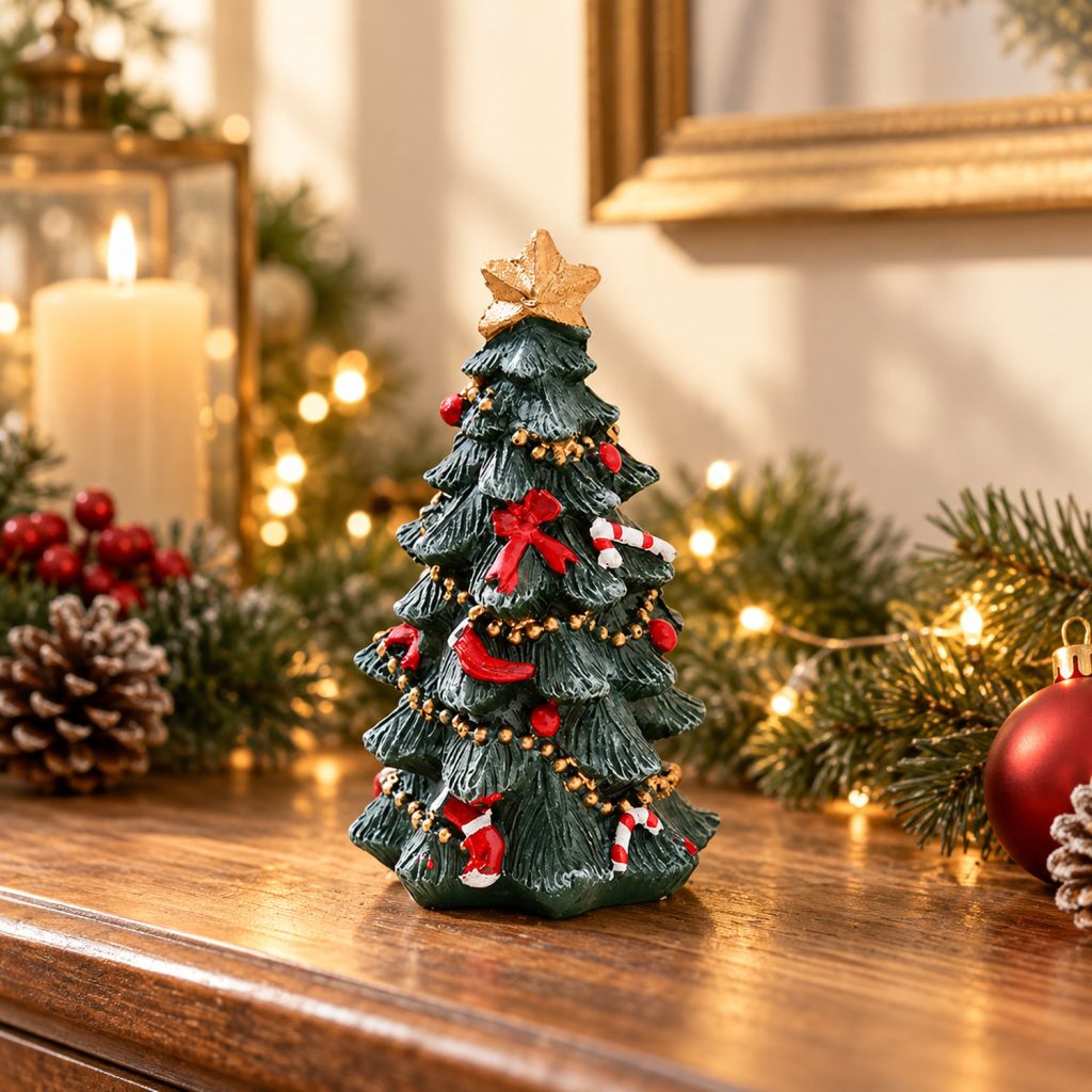 ARBOL VERDE CON LAZOS 5X11