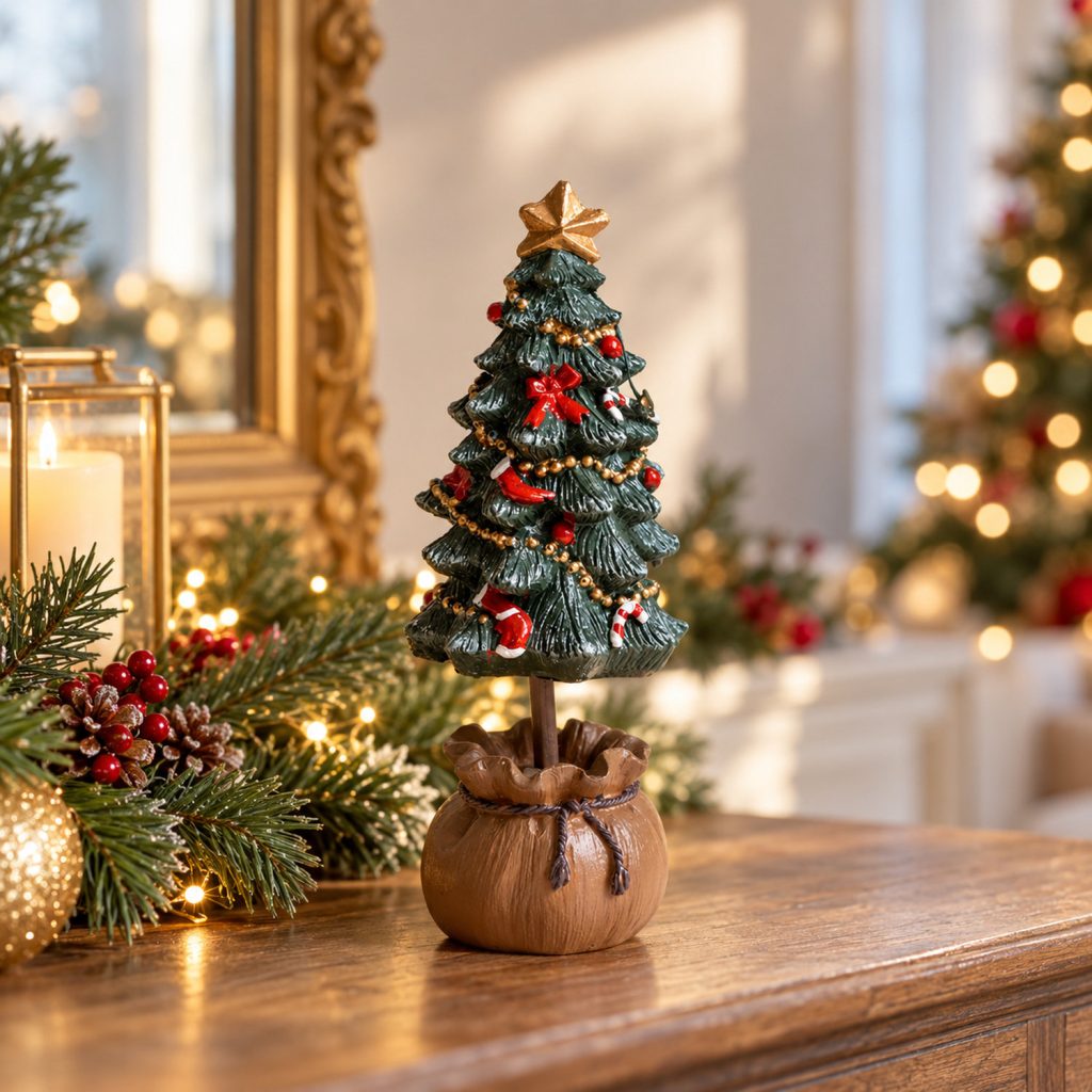 ARBOL NAVIDAD BASE CAFE