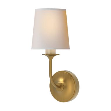 LAMPARA DE PARED CURVO 19X15X37