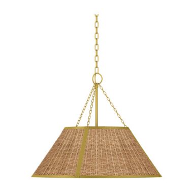 LAMPARA REDONDA MIMBRE 64X51