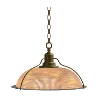 LAMPARA CONICA VIDRIO/BRONCE 46X27