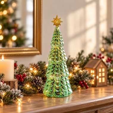 ARBOL ACRILICO VERDE ESTRELLA