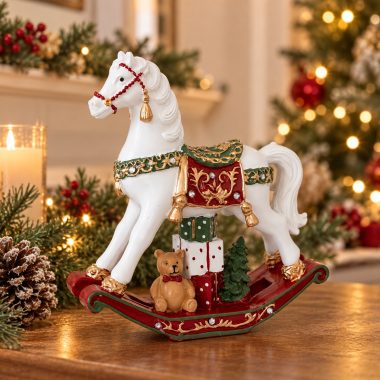 CABALLO CARRUSEL BLANCO
