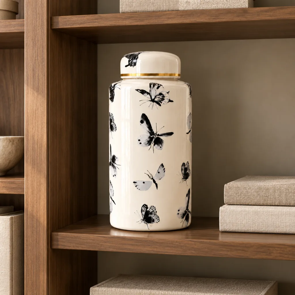 Jarrón decorativo KAAS G021F062 en ambiente